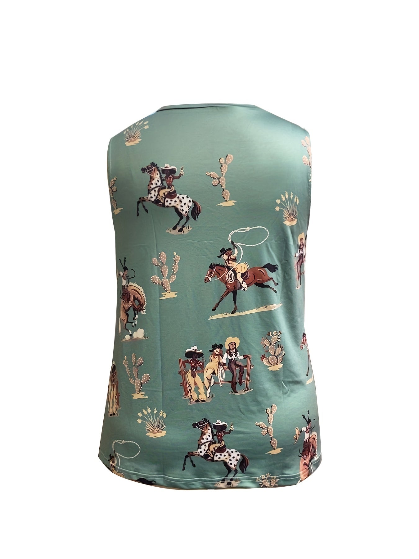  Western Style Tank Top