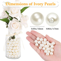 Ivory Pearl Craft Beads Loose Pearls For Jewelry Making
