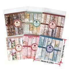 30pcs Paper Lace Museum Series Ledger DIY Decoration Primer