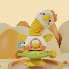 Baby High Chair Car Rattle Toys With Music Infant Suction Cup Table Toy