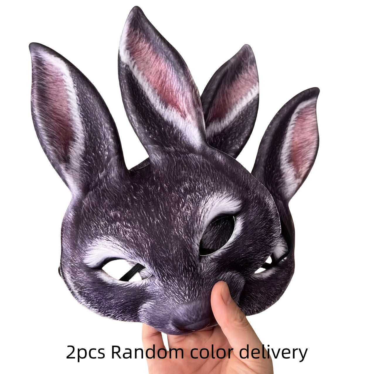 Men's Rabbit Plush Mask Halloween Cosplay Party Prop