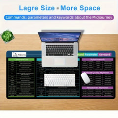Midjourney Large Keyboard Mat 40x15 inches