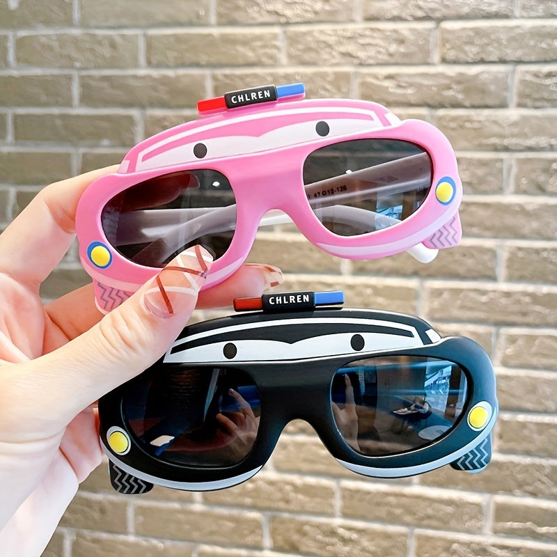 Kids Cartoon Car Sunglasses UV Protection