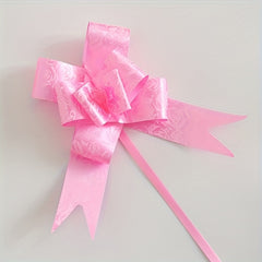 10pcs Christmas Bow Pull Flower Decoration Festive Holiday Gift Bag Packaging