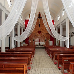 Arched Wedding Drapery Hanging Fabric Decoration