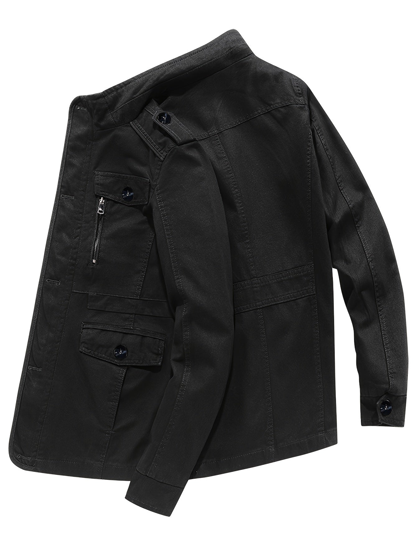 Men's Retro Cotton Jacket Windproof Coat for Autumn and Winter