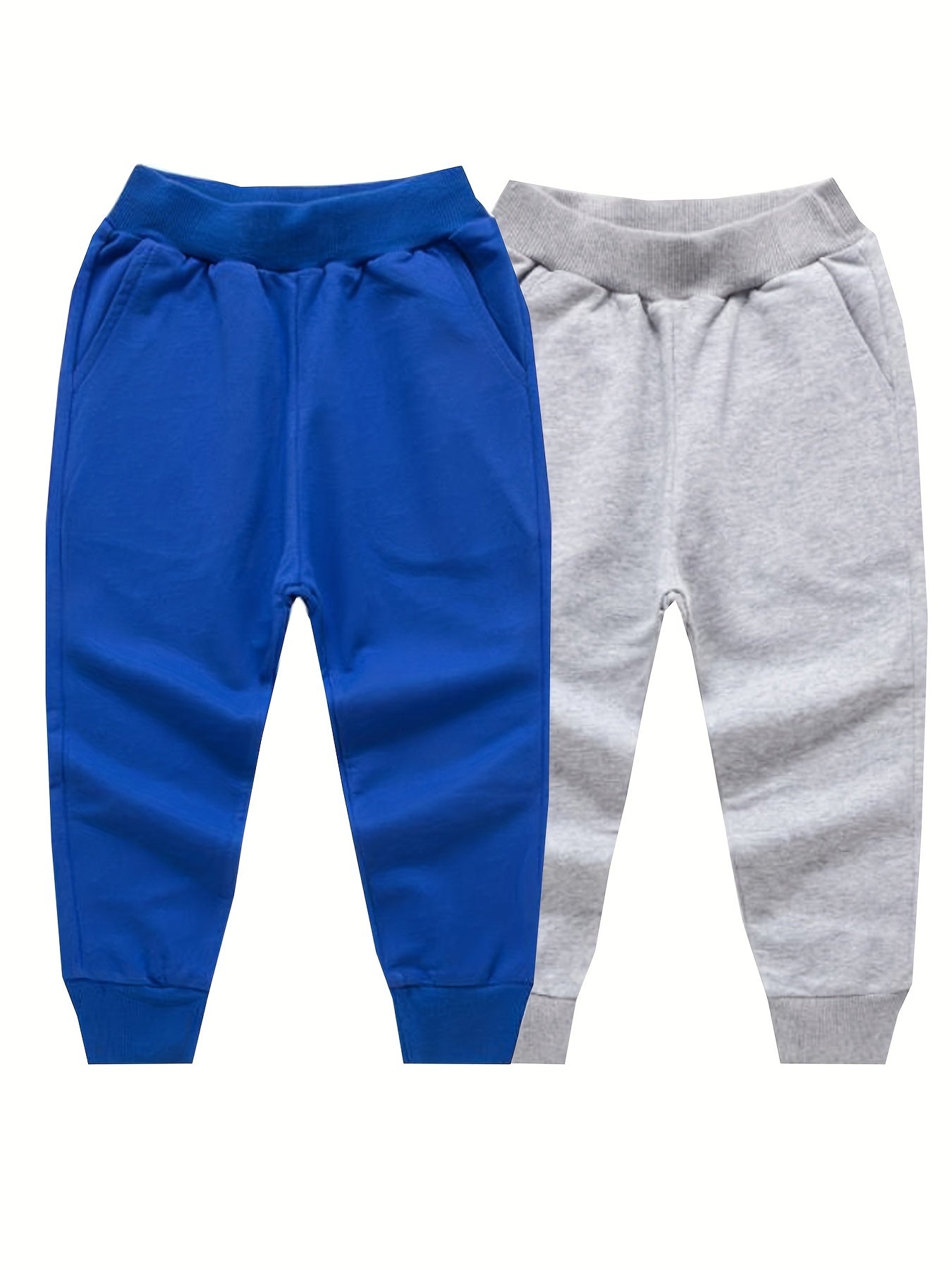 2 Boys Grey Casual Sweatpants Comfortable Jogger Pants