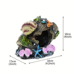 Wine Barrels Aquarium Fish Tank Decoration