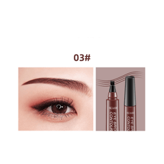 Root Clear 4 Split Eyebrow Pencil Long-lasting Waterproof Sweatproof