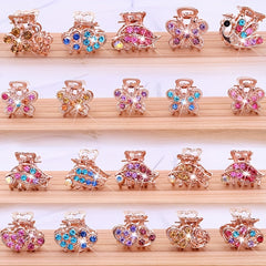 Rhinestone Butterfly Hair Claw Clip Non Slip Grip Hair Jaw Clip