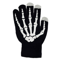 Halloween Skull Claw Touch Screen Gloves Non slip Winter Warm Men's Gloves