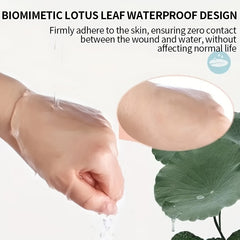 100PCS Waterproof Transparent Heel Stickers Anti Wear & Anti Friction