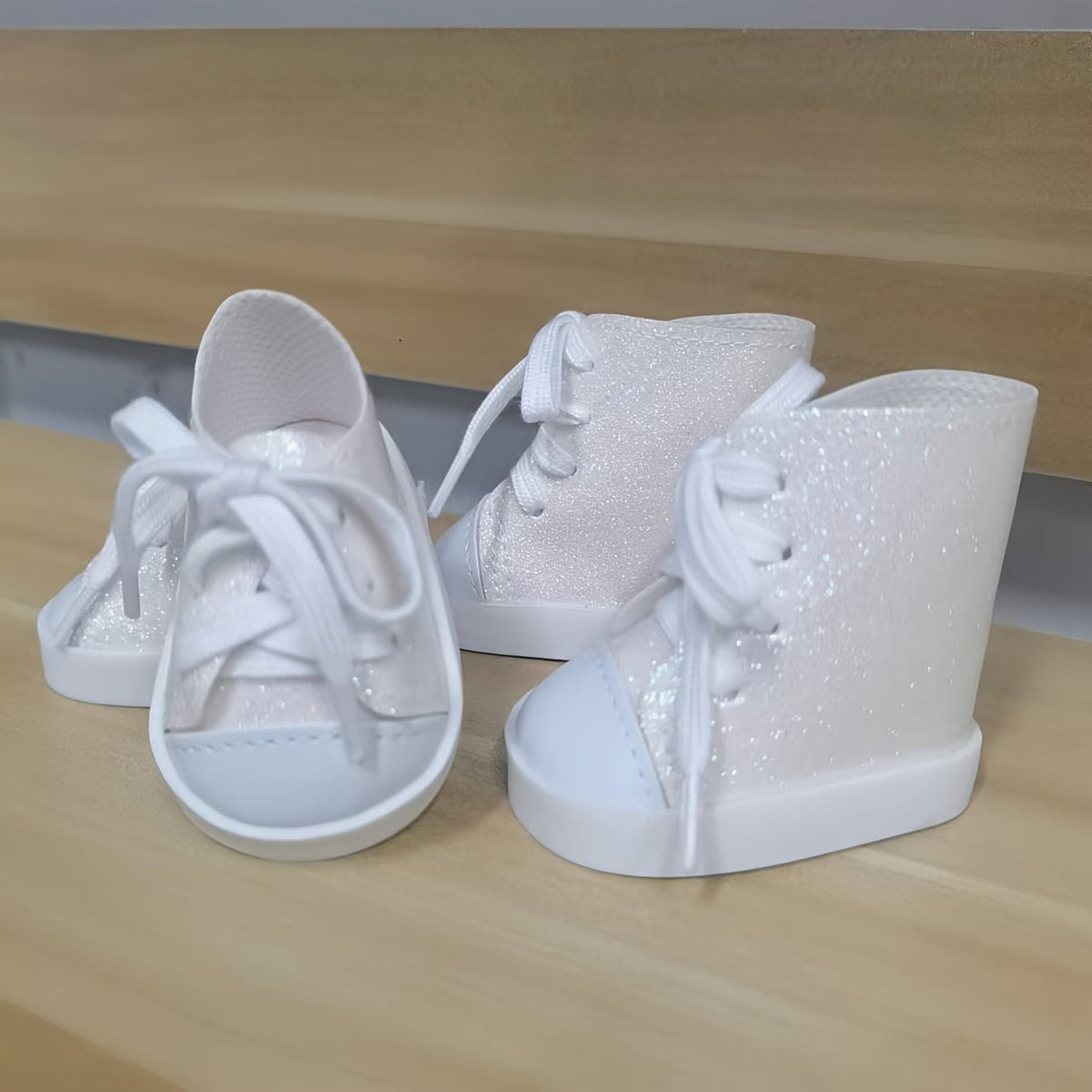 Glitter Doll Shoes Fits 18" Dolls Perfect Gift for Holidays