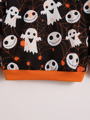 Boy's Halloween Style Graphic Sweatshirt