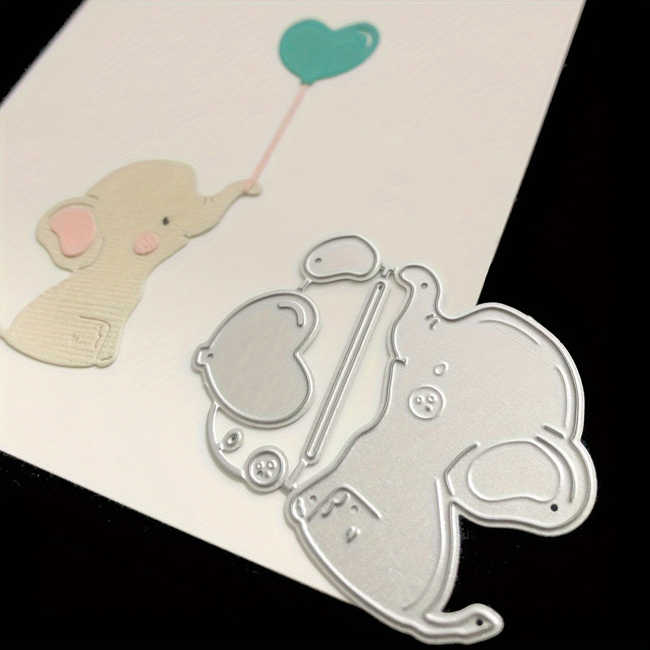 Elephant Animal Metal Cutting Dies for Scrapbooking