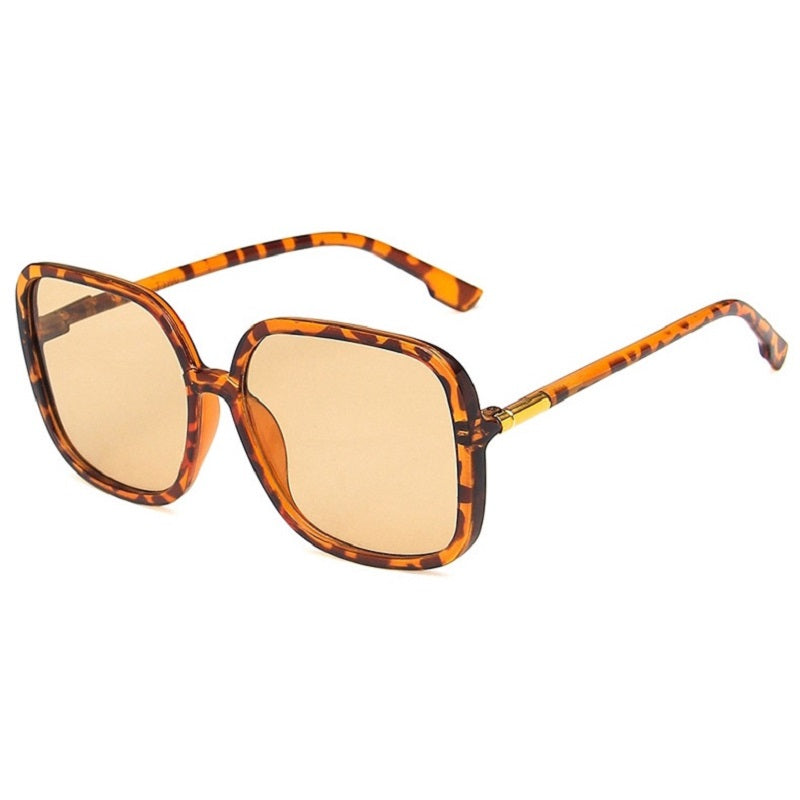 Oversize Frame Women's Sunglasses UV400 Vintage Square