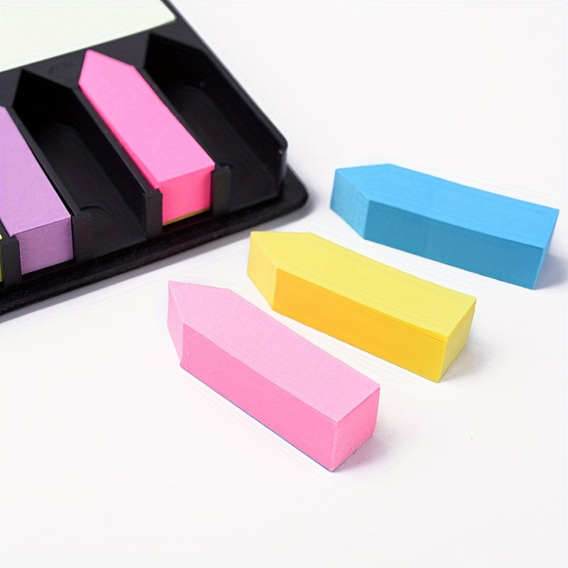 Colorful Sticky Notes Set with Leather Box