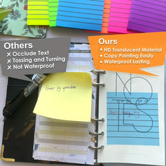 Transparent Sticky Notes 6 Waterproof Adhesive Pads