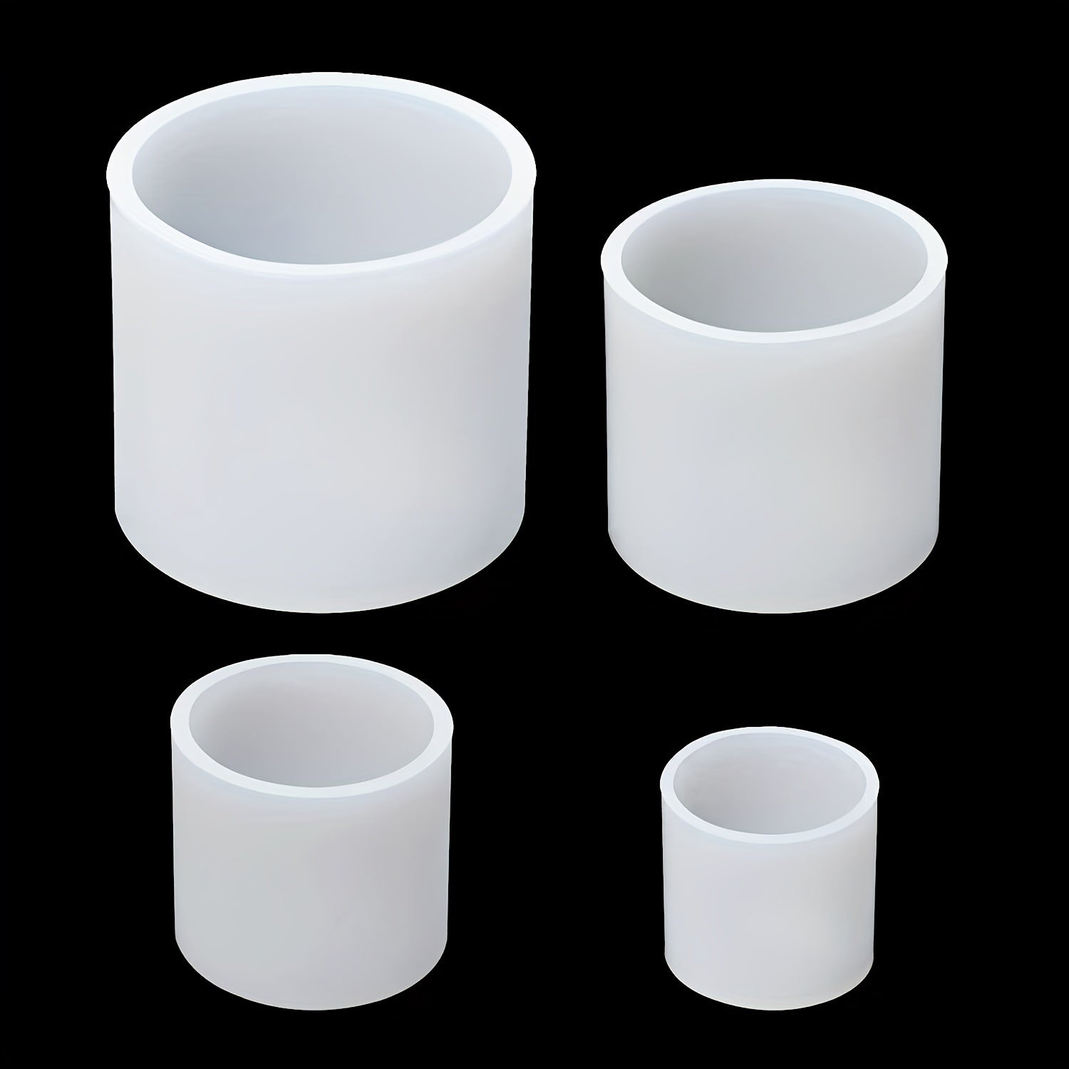 Cylindrical Candle Molds Resin Soap Clay Craft