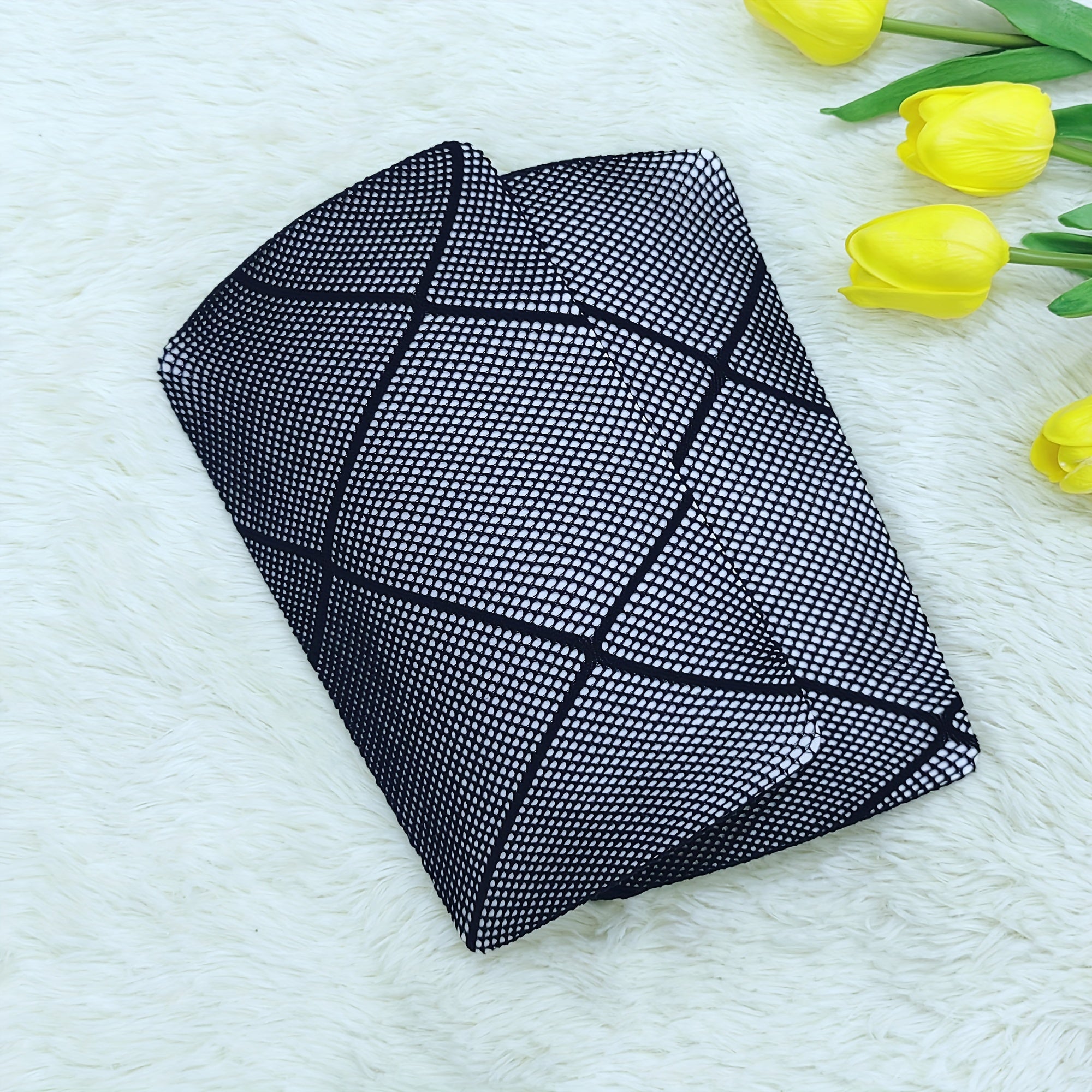 2 Pack Cross Pattern Fishnet Tights High Waist Pantyhose Stockings