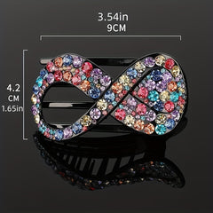 Rhinestone Hair Claw Clip Styling Tool Crab Clip