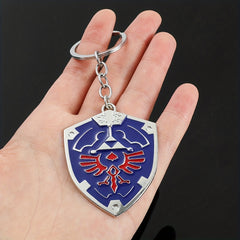 Shield Pendant Keychain Car Bag Pendant