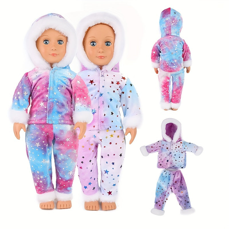 Holiday Style Doll Clothes Set for 18-inch Dolls