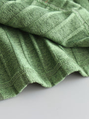  Solid Ribbed All Match Skirt