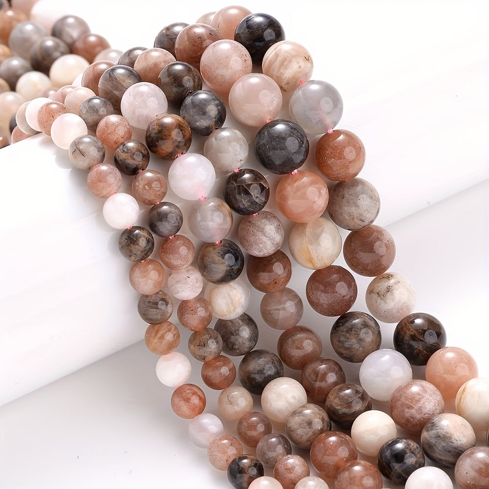 Moon Stone Bead Crystal Quartz Spacer Beads for Jewelry Making DIY Bracelet 8MM
