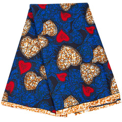 Geometric African Ankara Wax Print Polyester Fabric for Home Craft