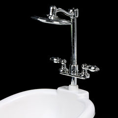 1pc Dollhouse Miniatures Bathtub Furniture Bathroom Accessories Kids Pretend Toy