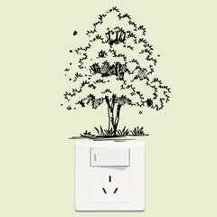 Tree Cartoon Decorative Switch Sticker Wall Decal