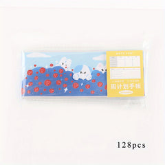 Mini Weekly Journal w/ Transparent Case Lightly Today Cartoon Notebook