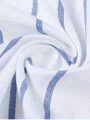 Men's Classic Stripe Button Up Shirt