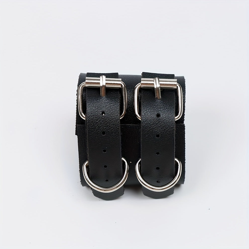Punk Gothic Leather Wristband PU
