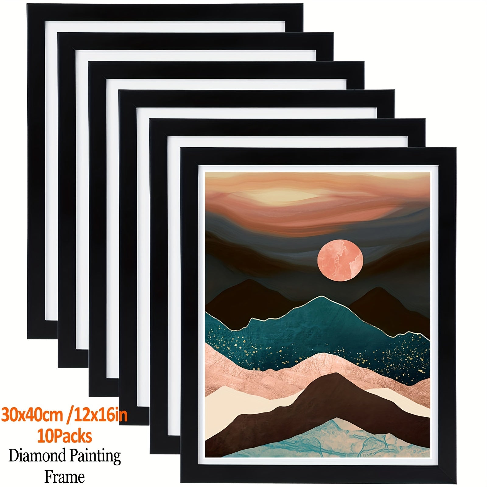 Magnetic Diamond Painting Frames 30x40 48x64 Cm Self Adhesive Soft Frames