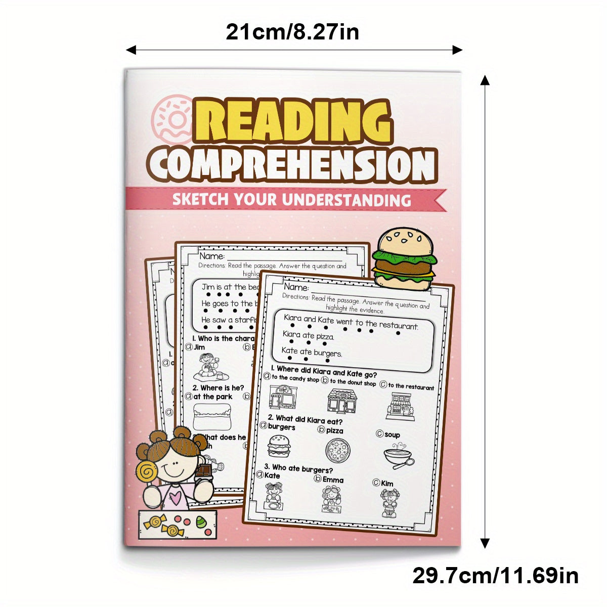 Engaging Kids Reading Workbook with Activities & Passages