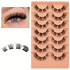 D Curling Wispy Lash Extensions Strip False Eyelashes
