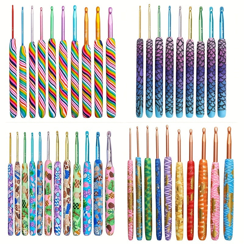 Crochet Set Soft Pottery Crochet Beginners DIY Wool Knitting Tools