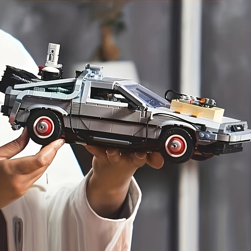 1872pcs Time Machine Building Blocks Construction Car Bricks Toys