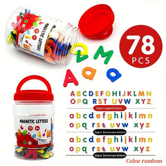 Magnetic Alphabet & Number Set for Spelling & Counting