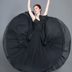 Women's Oversized Dancing Skirt High Waist Casual Sports Skirt