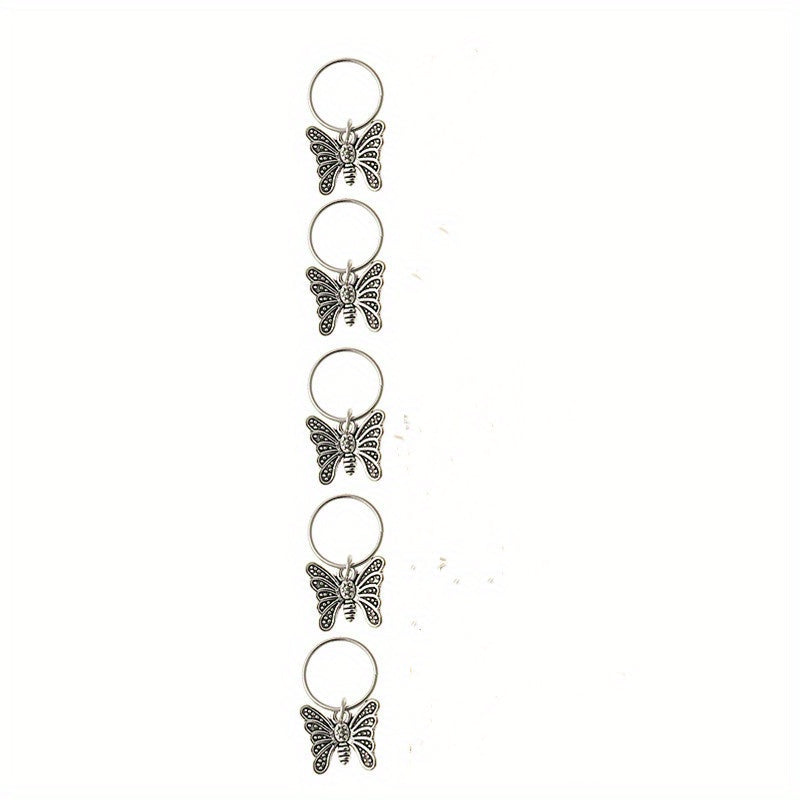 Butterfly Hair Ring Head Ornament Hippie Style Headwear Hair Accessories