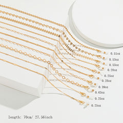 Preserved Glasses Chain Alloy Mask Chain Anti Slip Metal Lanyard