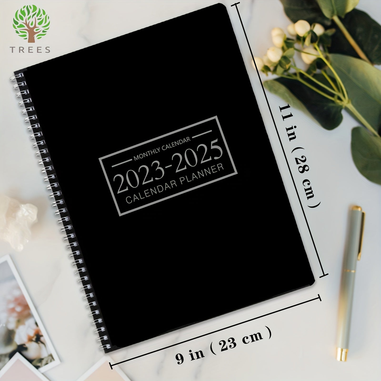 Trees 1pc Monthly Planner Calendar 2 Year Weekly Monthly Planner