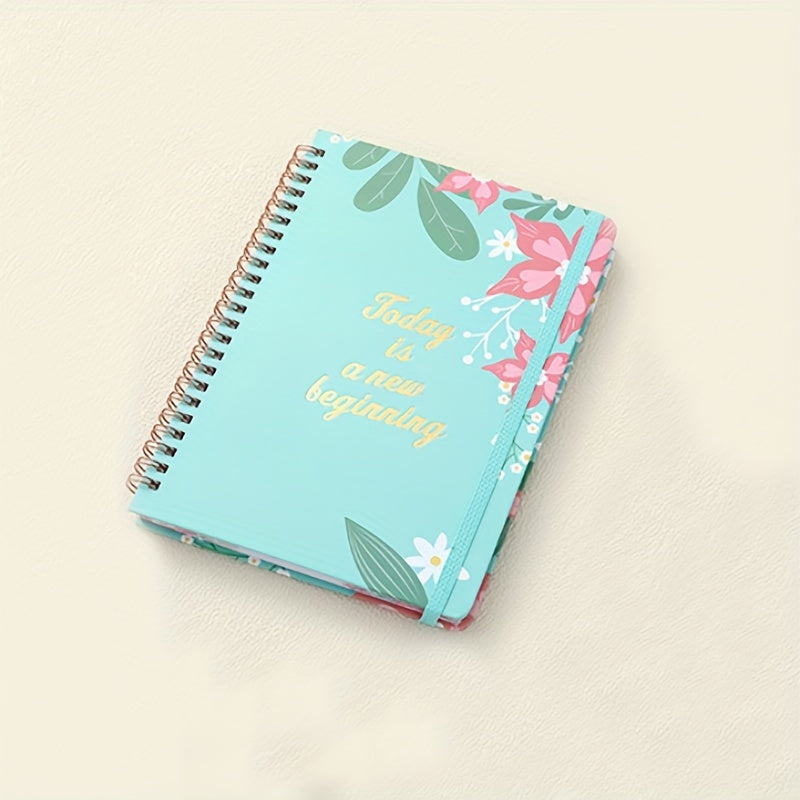 Weekly Plan Book A5 Spiral Notebook Loose leaf English Planner Schedule Diary