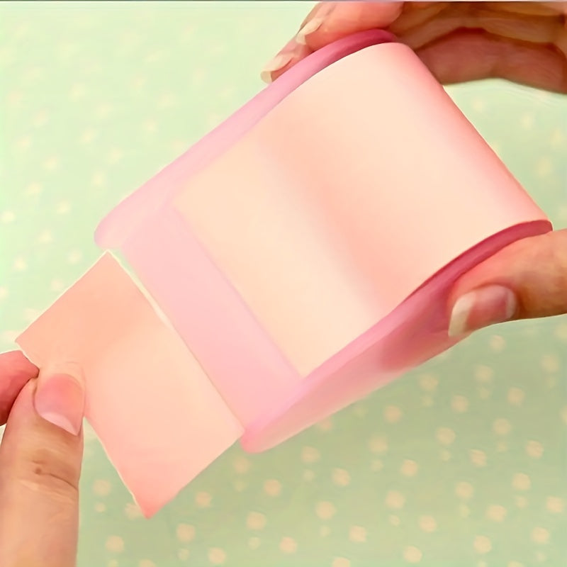 10pcs Tear Sticky Notes with Tape Seat Tearable Memo Pad Student Message Note