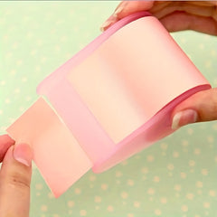 10pcs Tear Sticky Notes with Tape Seat Tearable Memo Pad Student Message Note