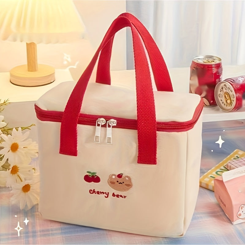 Portable Large Capacity Insulated Lunch Bag for Picnic School Outdoor