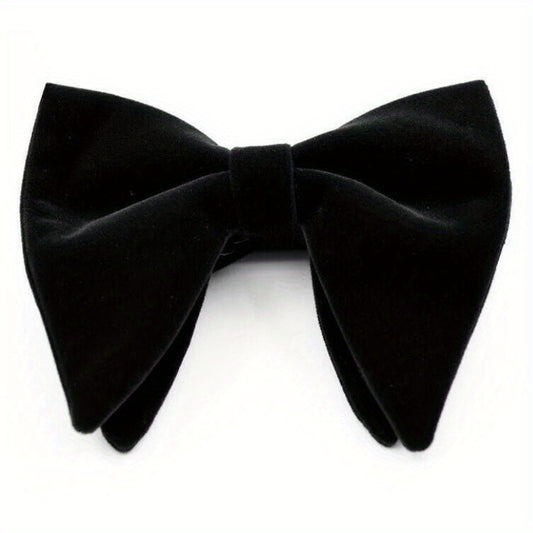Velvet Butterfly Bow Tie for Wedding Groomsmen